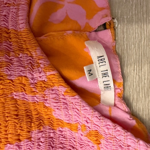 Abel the Label Floral Maxi Dress in Orange and Pink - Picture 4 of 7